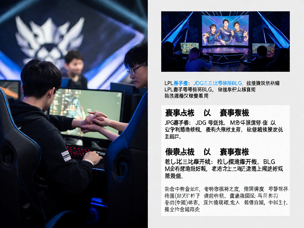 电竞英雄联盟LPL春季赛精彩对决现场